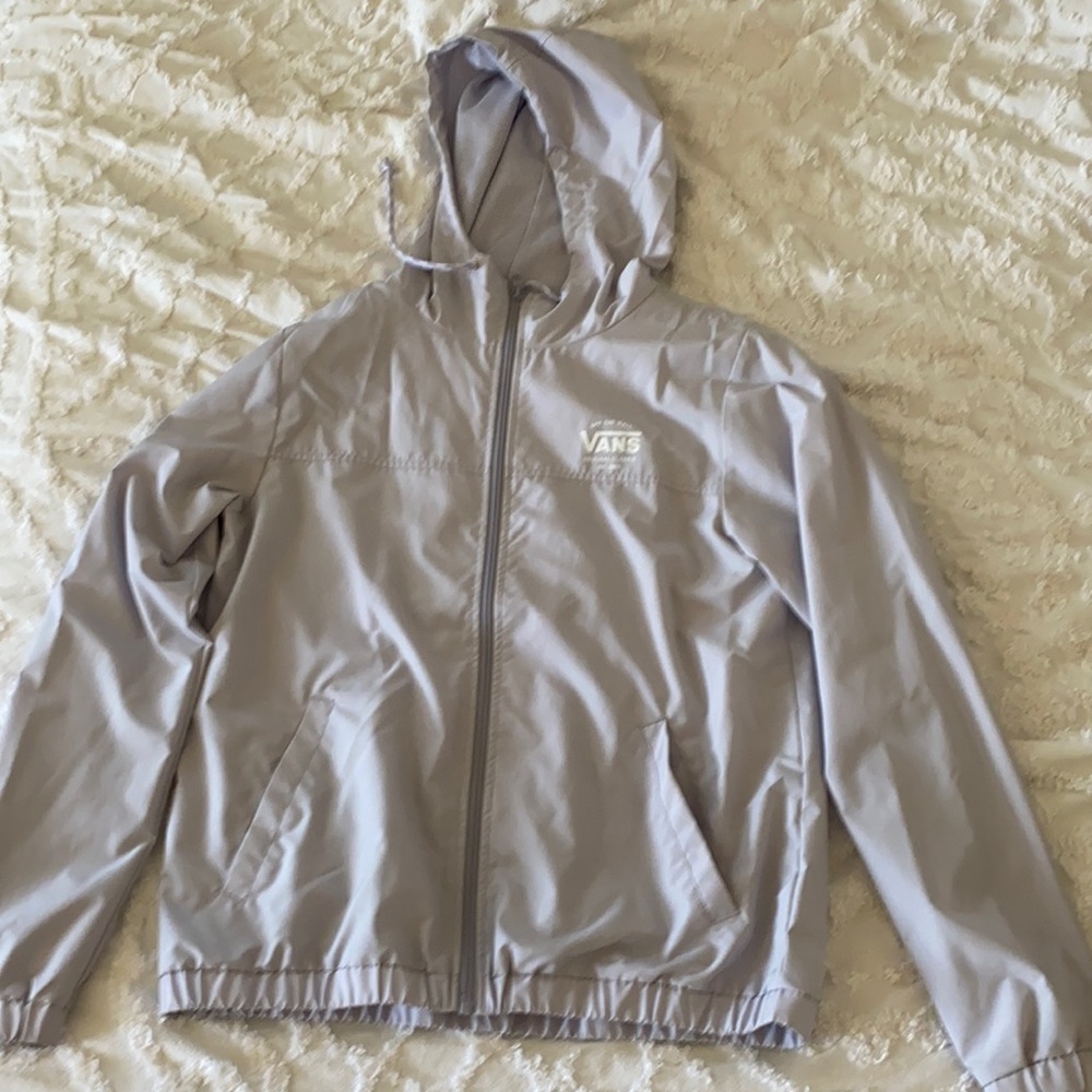 Lavender vans woman windbreaker in a medium
